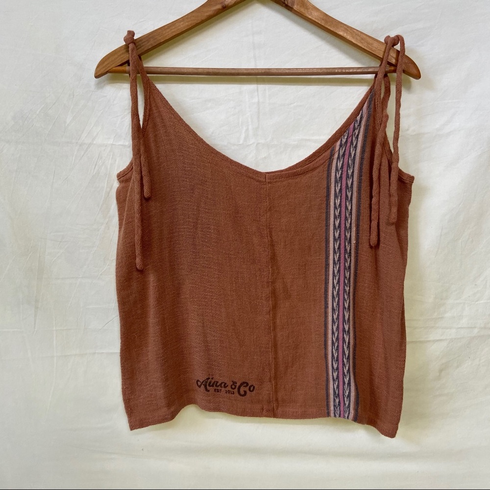 Loose fit Aina&Co natural fiber tank top